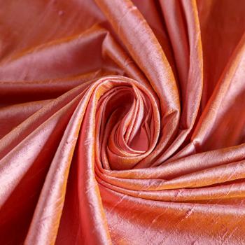 Дикий шелк 016-04871 лососево-розовый однотонный