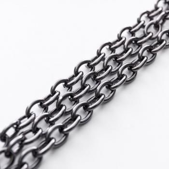 Цепь декоративная 5 мм металл 172-5-под темный никель 