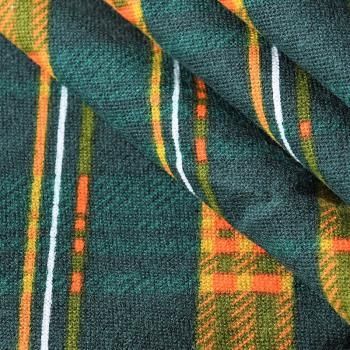 Фланель 060-11031 темно-зеленый принтованный