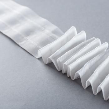 Лента драпировочная 60 мм 101-2701 регулируемая белая