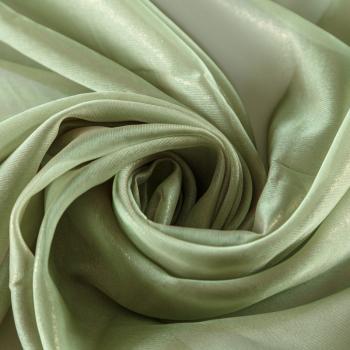 Шифон с напылением 068-09763 светло-салатовый однотонный