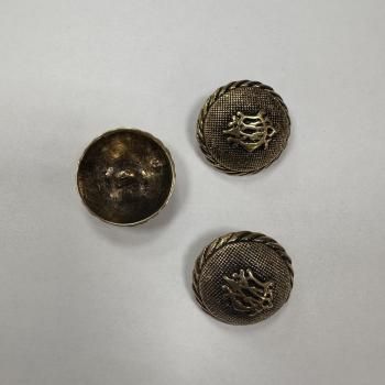 Пуговица на ножке 28 мм бронза 97344-0445