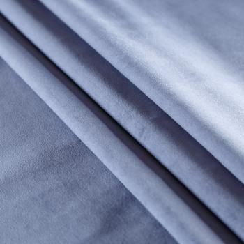 Ткань мебельная микровелюр 09-02-08954 стальной однотонный