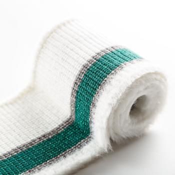 Подвяз с люрексом 8х70 см 573558 серый/белый/зеленый