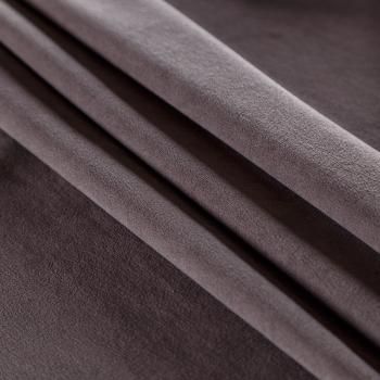 Ткань мебельная микровелюр 22-02-08969 шоколадный однотонный