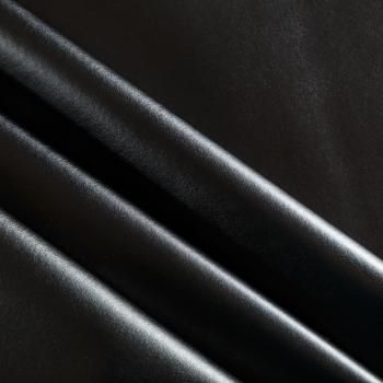 Экокожа на флисе 070-06672 черный однотонный