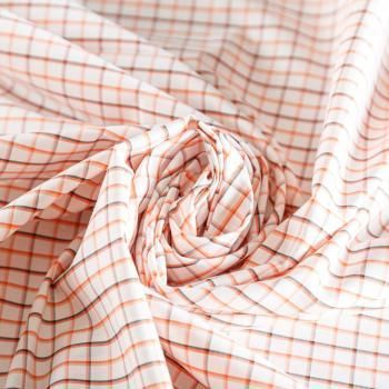 Хлопок рубашечный К14-630 белый принтованный