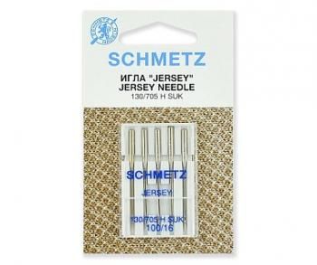 Иглы SCHMETZ для швейных машин № 100/16 джерси 5 шт 0701204-100
