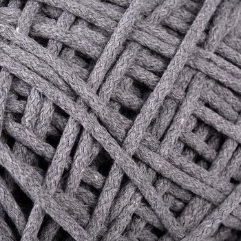 Шнур для макраме 6 мм круглый х/б 60184-12 серый