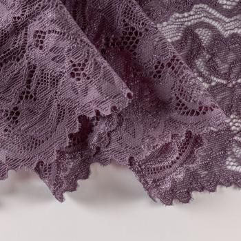 Кружево эластичное 110 мм Ф01-0124 аметистовый