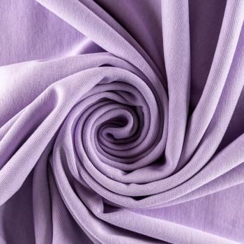 Трикотаж бесшовный (Рибана) К36-043 лавандовый однотонный