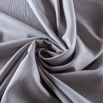 Лен-вискоза 035-00815 светло-серый однотонный