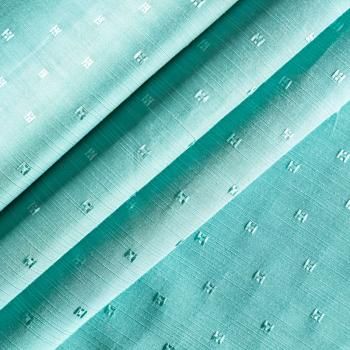 Ткань портьерная жаккард 02-02-03991 бирюзовый