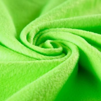 Флис 061-15711 неоновый салатовый однотонный