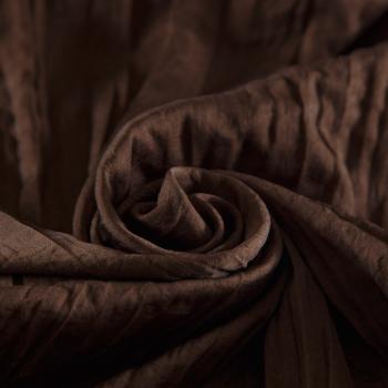 Шелк-жатка синтетический  065-17662 шоколадный однотонный