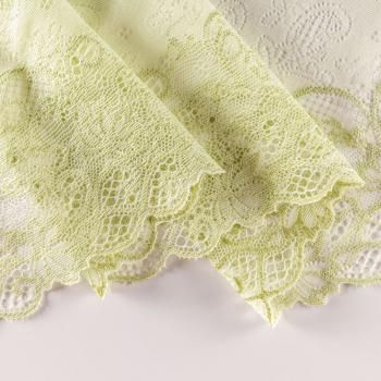 Кружево эластичное 230 мм Ф01-0073 зеленый виноград