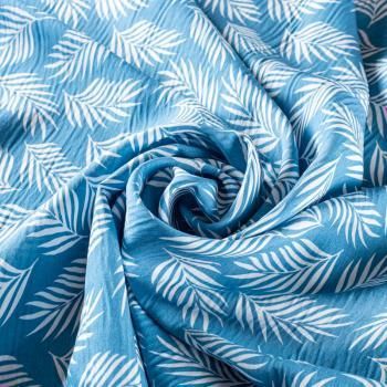 Тенсел 053-01270 голубой принтованный