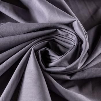 Хлопок-вуаль К28-688 кварцевый серый однотонный