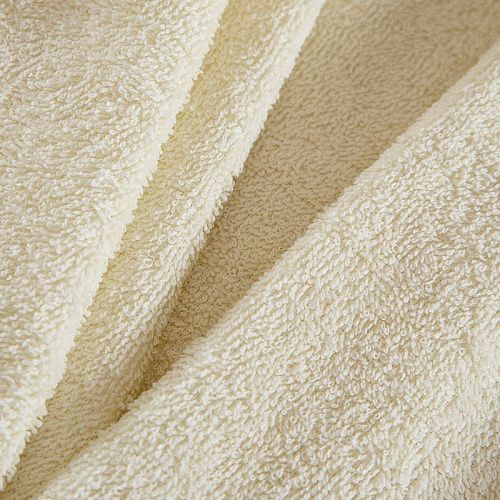 Полотно махровое 007-18359 молочный однотонный