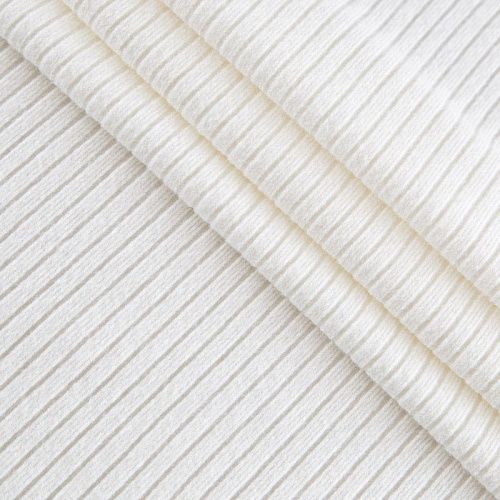 Трикотаж-лапша 056-15617 молочный однотонный