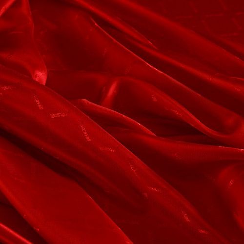 Ткань подкладочная 045-14885 красный жаккардовый