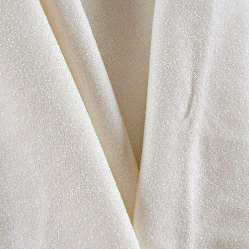 Трикотаж с люрексом 056-12092 сливочный