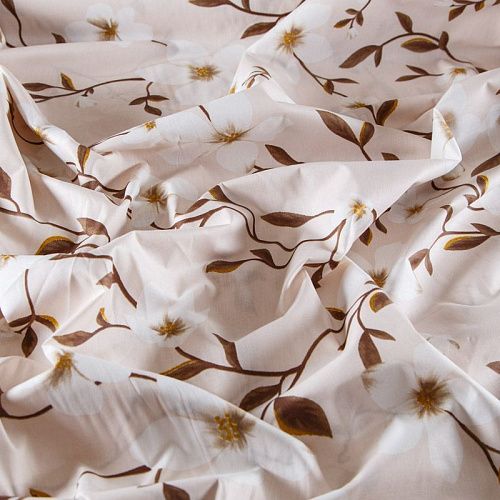 Перкаль ш.220 см 007-13852 светло-бежевый принтованный