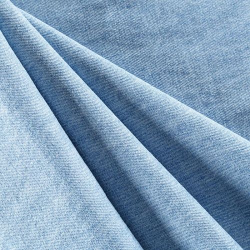 Джинс 015-05870 вываренный светло-голубой однотонный