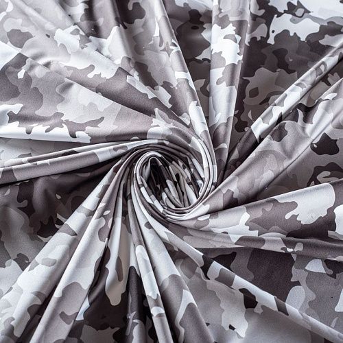 Лайкра 005-01248 белый принтованный