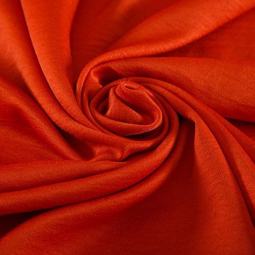 Креп кади стрейч 026-18739 оранжевый