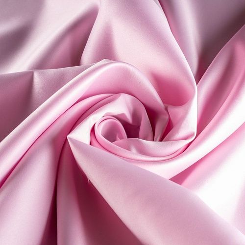 Сатин-тафта К33-746 розовый однотонный