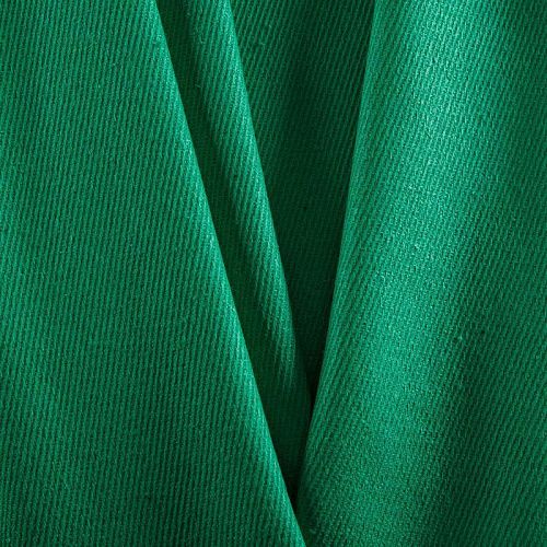 Шелк буретный 064-14643 зеленый однотонный