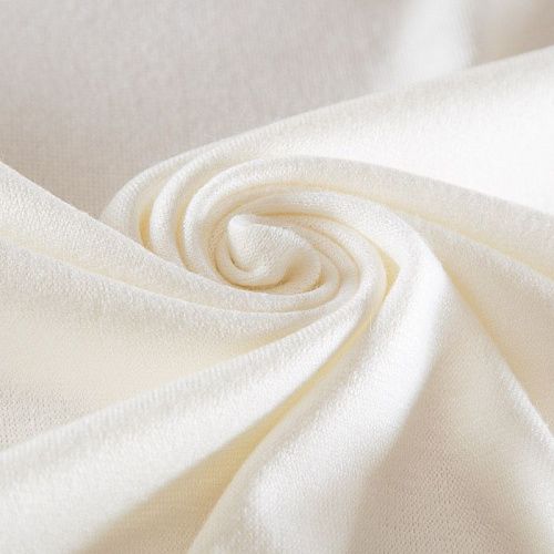 Трикотаж вязаный 056-16691 молочный однотонный