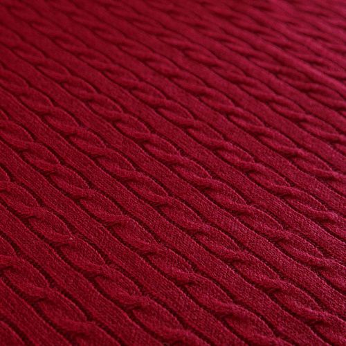 Трикотаж вязаный 056-16597 приглушенный красный