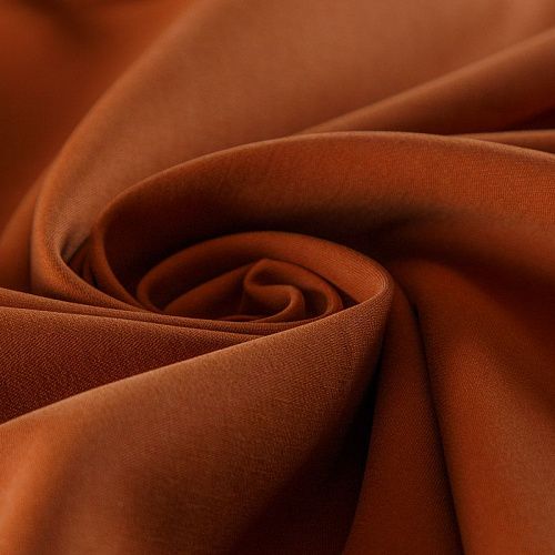 Вискоза костюмно-плательная Сафари 009-13872 терракотовый однотонный