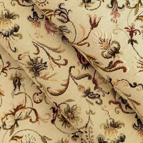 Гобелен гостиный 513-02-62 песочный цветочный узор