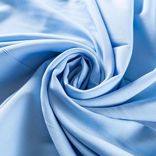 Твил-штапель 069-01786 col.3 небесно-голубой однотонный