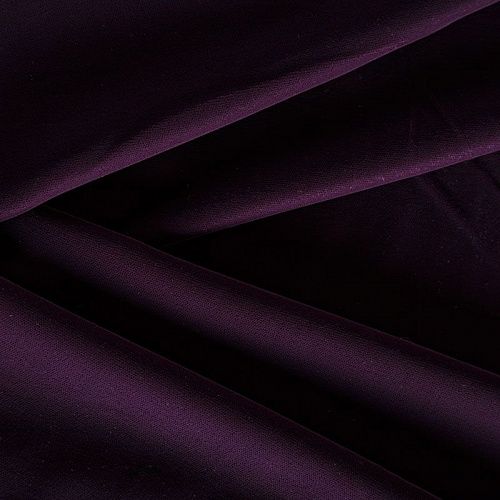Бархат 002-04366 баклажановый однотонный