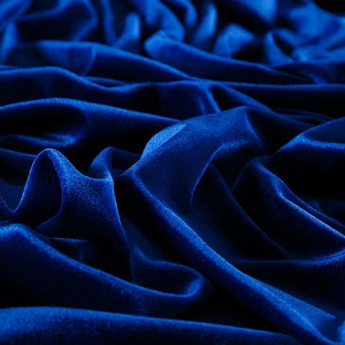 Бархат стрейч 002-15630 парламент однотонный