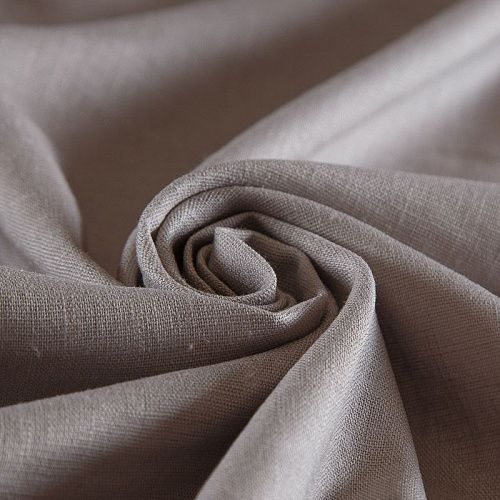 Лен-вискоза 035-17491 песочный однотонный