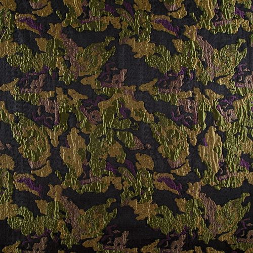 Жаккард на органзе Moschino 017-19184 черный мультиколор