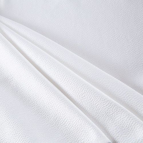 Жаккард 017-12133 белый однотонный