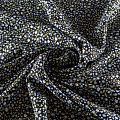 Вискоза с люрексом 009-1003 черный принтованный