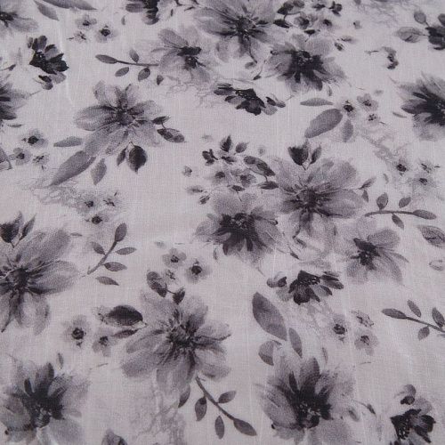 Тенсел 053-17763 бело-серый принтованный