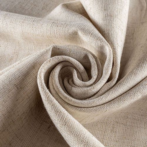 Ткань портьерная лен h-295 см 05-02-00317 экрю меланж