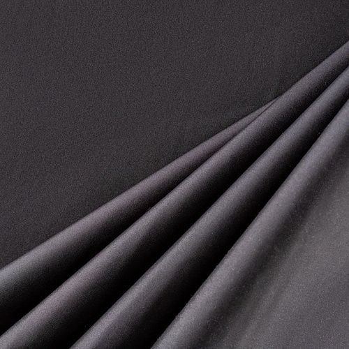 Ткань плащевая К33-599 черный однотонный