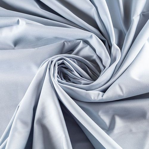 Ткань сорочечная К28-449 серо-голубой однотонный