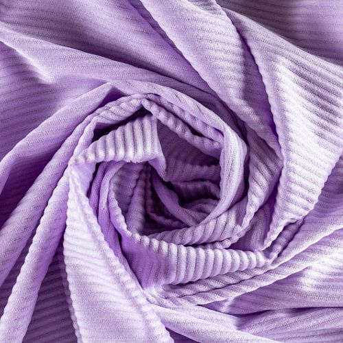 Вельвет К30-228 светло-лавандовый однотонный