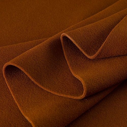 Ткань пальтовая 040-20243 рыже-коричневый