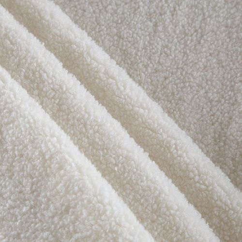 Мех искусственный 037-15250 молочный однотонный